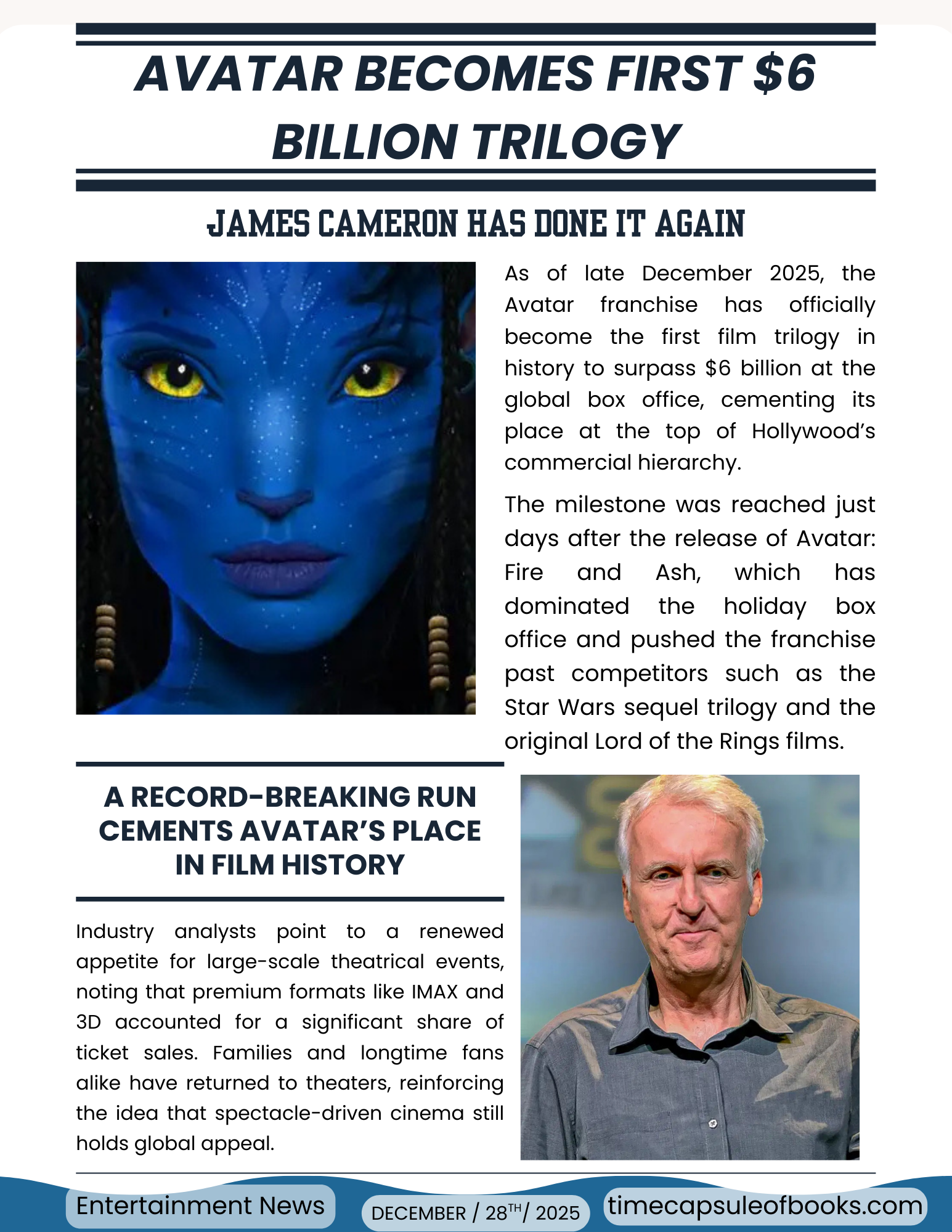 Sample page from the Time Capsule of Books monthly archive